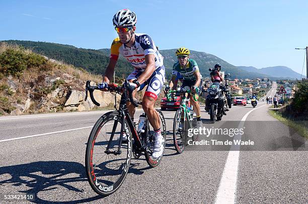 68th Tour of Spain 2013 / Stage 2 HENDERSON Gregory / ARAMENDIA Francisco Javier / RASMUSSEN Alex / Pontevedra - Baiona / Vuelta Ronde van Spanje /...