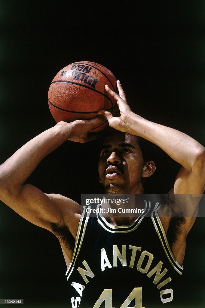 George Gervin Action Portrait