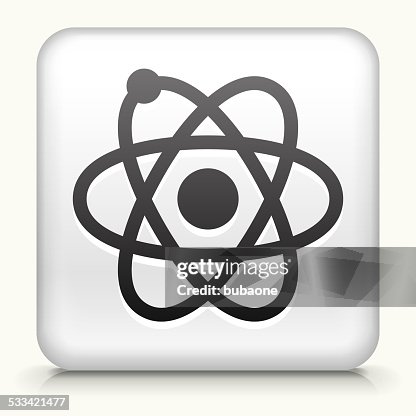 Atom Button Square Button With Atom Royalty Free Vector Art High-Res Vector Graphic ...