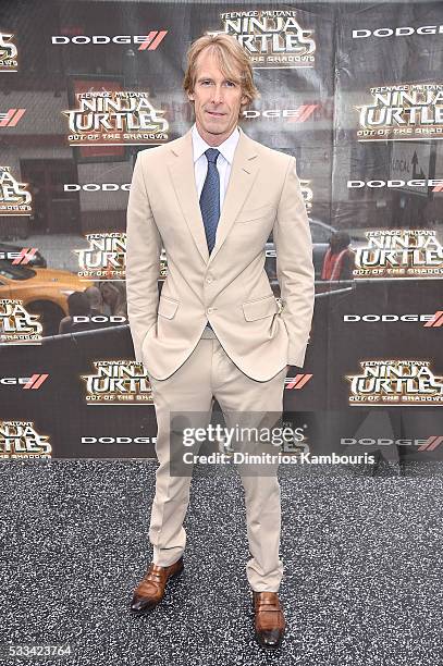 Michael Bay attends the "Teenage Mutant Ninja Turtles: Out Of The Shadows" World Premiere at Madison Square Garden on May 22, 2016 in New York City.