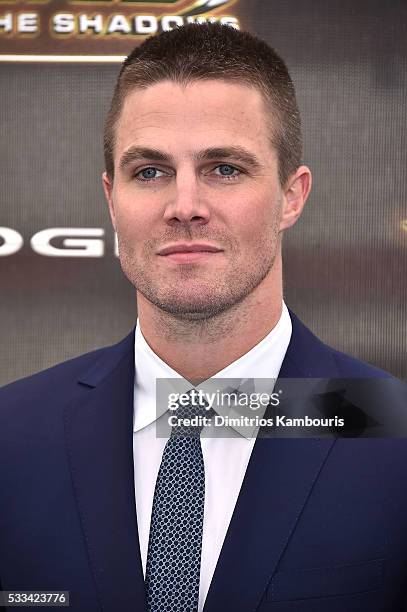 Stephen Amell attends the "Teenage Mutant Ninja Turtles: Out Of The Shadows" World Premiere at Madison Square Garden on May 22, 2016 in New York City.