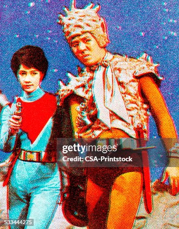Two People in Outer Space Two People in Outer Space