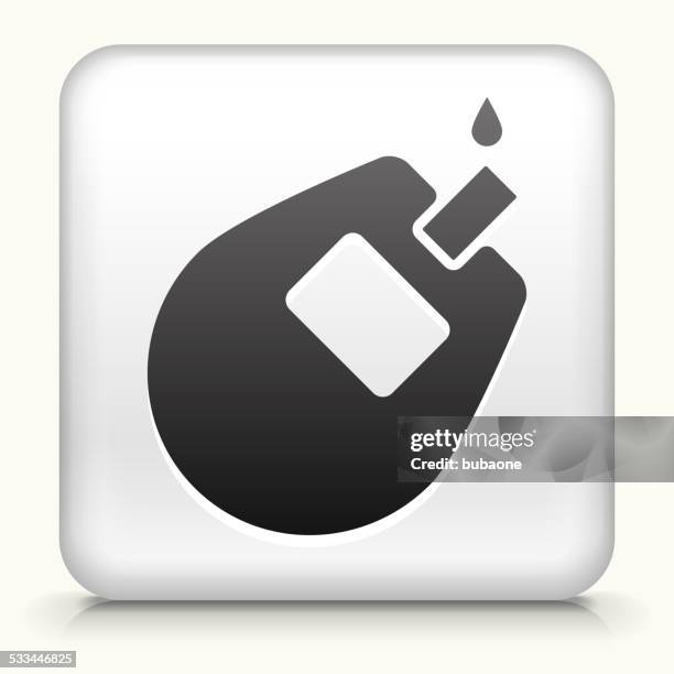 square button with glucose monitor royalty free vector art - glucose level stock illustrations