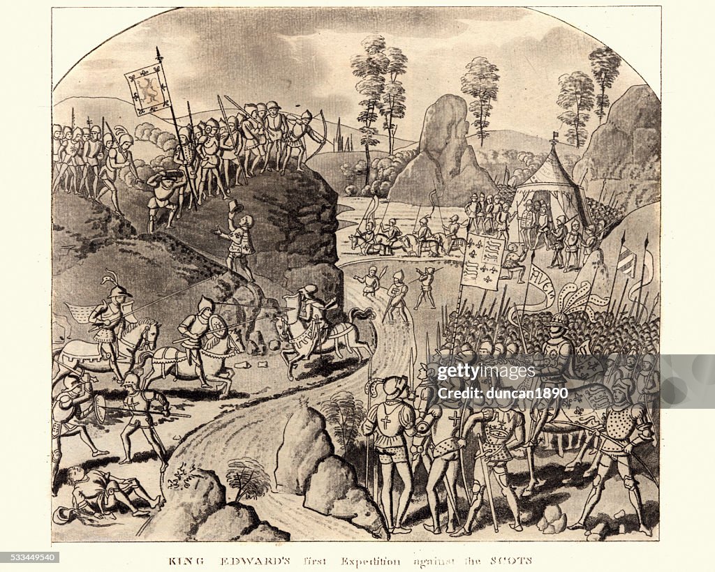 Froissart's Chronicles - King Edward's Invasion of Scotland