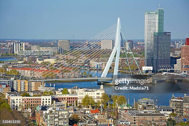 rotterdam - rotterdam bridge stock pictures, royalty-free photos & images