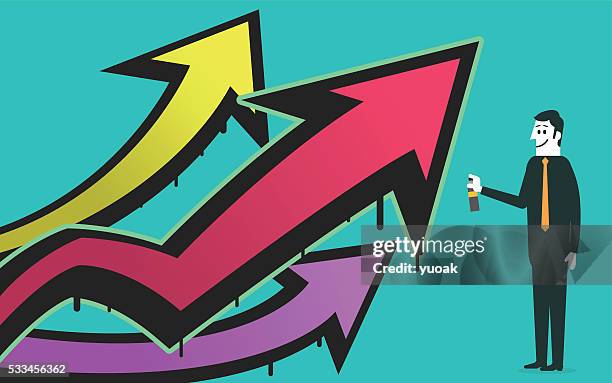 graffiti arrows - graffiti arrow stock illustrations