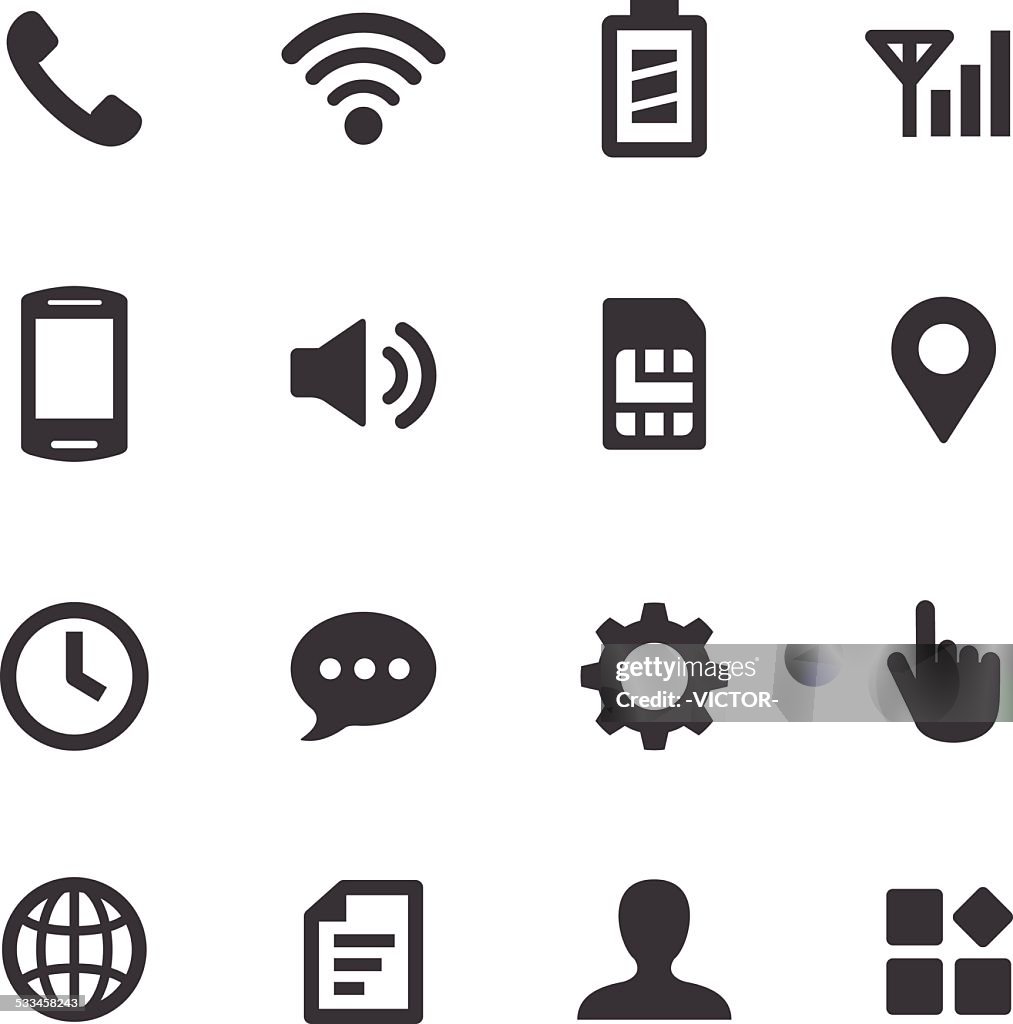 Mobile Umgebung Icons-Acme Series