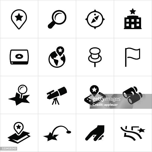 ilustraciones, imágenes clip art, dibujos animados e iconos de stock de búsqueda y encontrar los iconos - distance marker