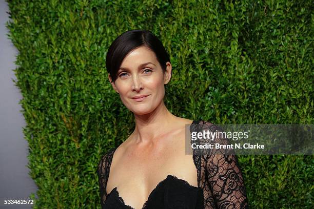 Actress Carrie-Anne Moss attends the 75th Annual Peabody Awards Ceremony held at Cipriani Wall Street on May 21, 2016 in New York City.