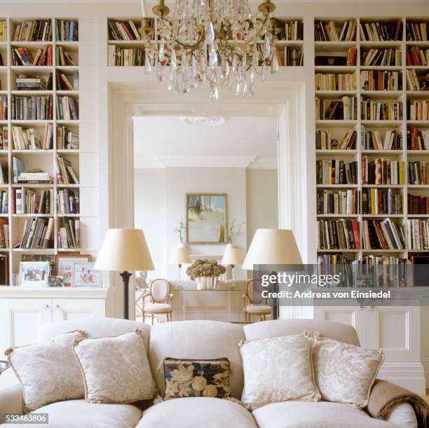 london terrace - bookshelf foto e immagini stock