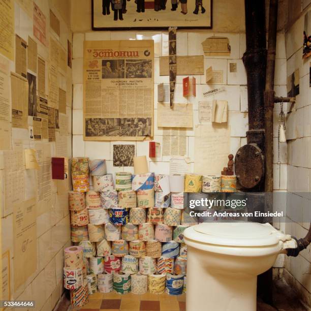 st petersburgh apartment - toilet paper and newspaper stock pictures, royalty-free photos & images