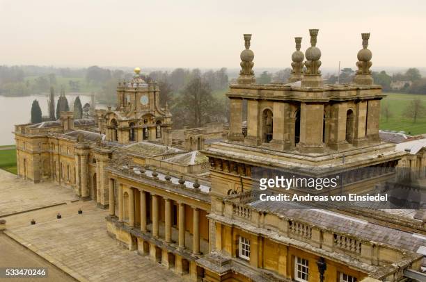 blenheim palace, oxfordshire, uk - blenheim palace stock pictures, royalty-free photos & images