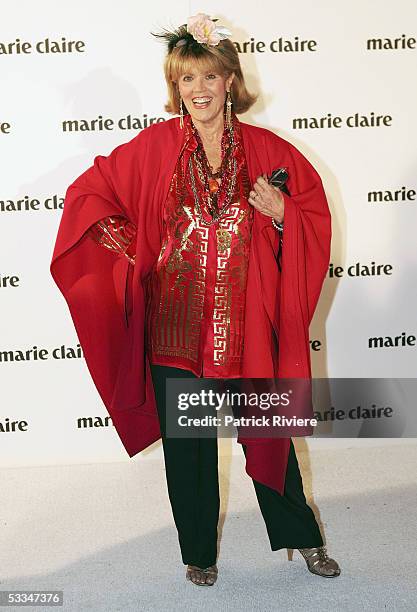 Media personality Lillian Frank attends the 10th Birthday Party of Marie Claire Magazine at the Technology Park on August 09, 2005 in Sydney,...
