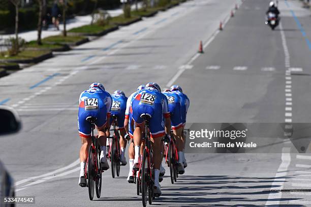 51th Tirreno - Adriatico 2015 / Stage 1 Team FDJ / PINOT Thibaut / BONNET William / GENIEZ Alexandre / LADAGNOUS Mathieu / LE BON Johan / MORABITO...