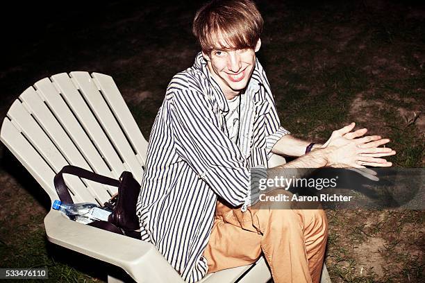 Bradford Cox of Deerhunter is photographed for Spin Magazine on June 9, 2011 at Bonnaroo in Manchester, Tennessee. PUBLISHED IMAGE.
