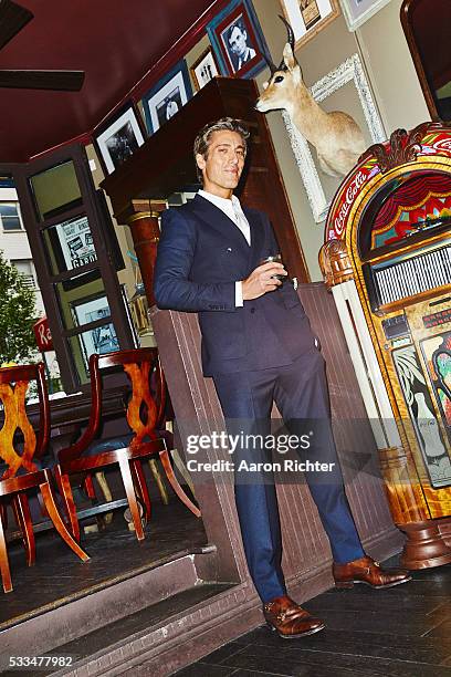 Newscaster David Muir is photographed for Esquire in 2014 in New York City.