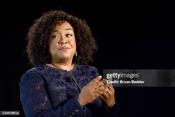 Television producer Shonda Rhimes speaks at the 2016 Vulture Festival at Milk Studios on May 22, 2016 in New York City.