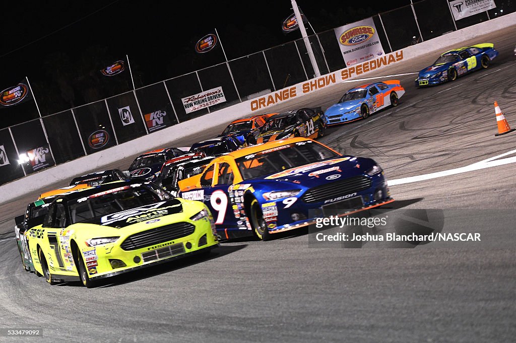 Racing action from the NASCAR K&N Pro Series West Sunrise Ford 150 on ...