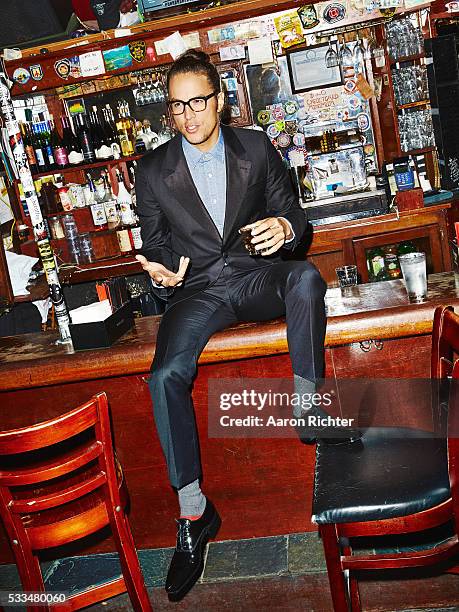 Director Cary Fukunaga is photographed for Esquire Magazine in 2014 in New York City. PUBLISHED IMAGE.