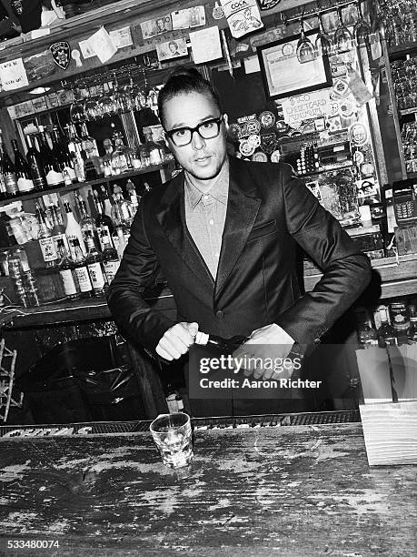 Director Cary Fukunaga is photographed for Esquire Magazine in 2014 in New York City. PUBLISHED IMAGE.