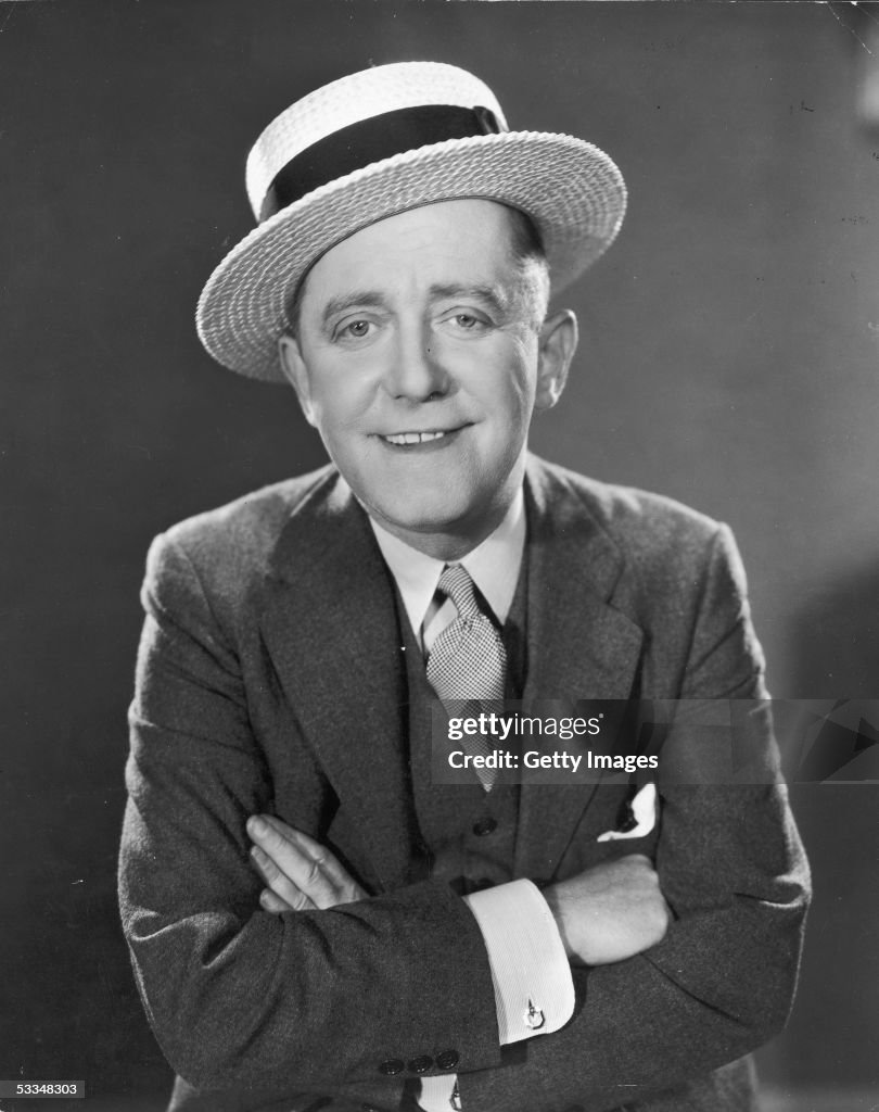 George M Studio portrait of American actor and singer George M. Cohan wearing ...