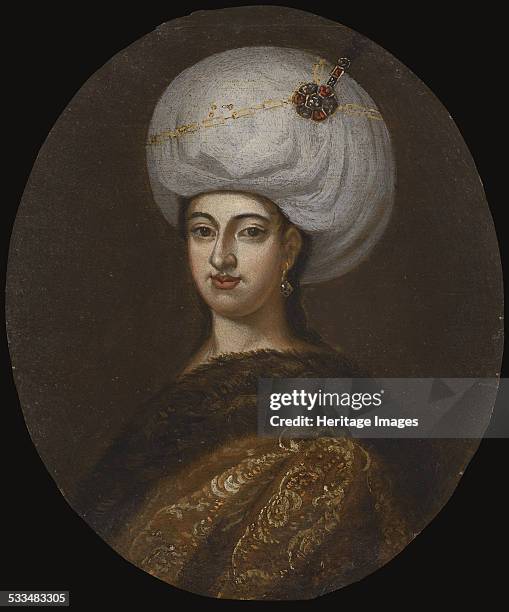 Emetullah Rabia Gülnus Sultan , favorite consort of Sultan Mehmed IV, Second Half of the 17th cen. Private Collection.