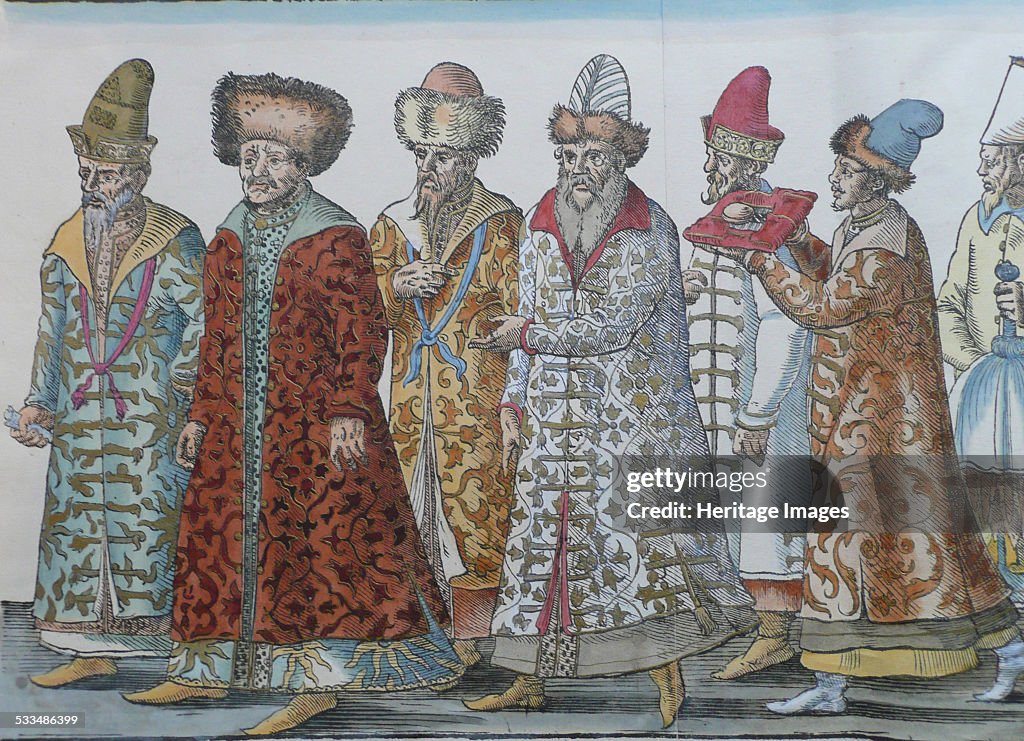 The rulers of Moscow. Grand Duke Ivan III, Vasili III Ivanovich, Ivan IV the Terrible and their Amba Artist: Anonymous