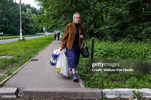 Kiev, Ukraine. Streets in Kiev, Ukraine. While in the east of the country a civil war is going on, city-life in it's capital Kiev continues. De...