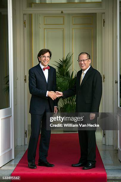 - Le Premier Ministre Elio Di Rupo rencontre le Président des Philippines Benigno Aquino III - Eerste Minister Elio Di Rupo ontmoet Benigno Aquino...