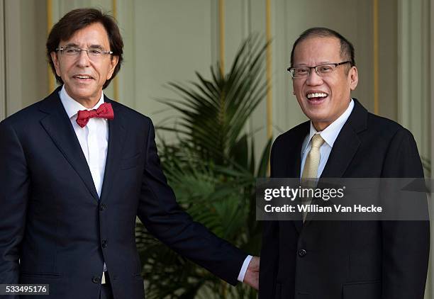 - Le Premier Ministre Elio Di Rupo rencontre le Président des Philippines Benigno Aquino III - Eerste Minister Elio Di Rupo ontmoet Benigno Aquino...