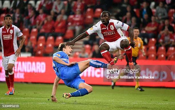 Jeff Louis of Standard pictured during the UEFA Europa league match Group G day 1 between Standard de Liege and HNK Rijeka at the Maurice Dufrasne...