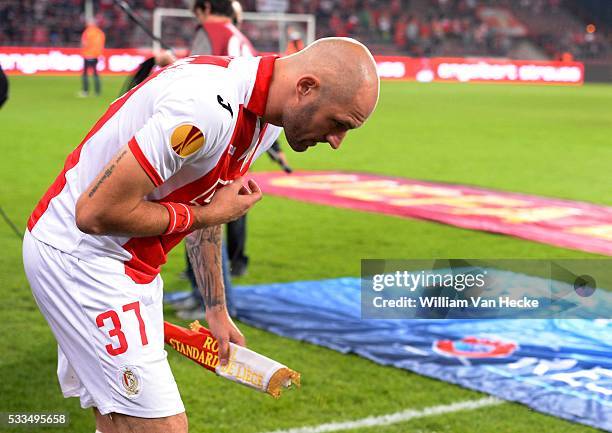 Jelle Van Damme of Standard pictured during the UEFA Europa league match Group G day 1 between Standard de Liege and HNK Rijeka at the Maurice...