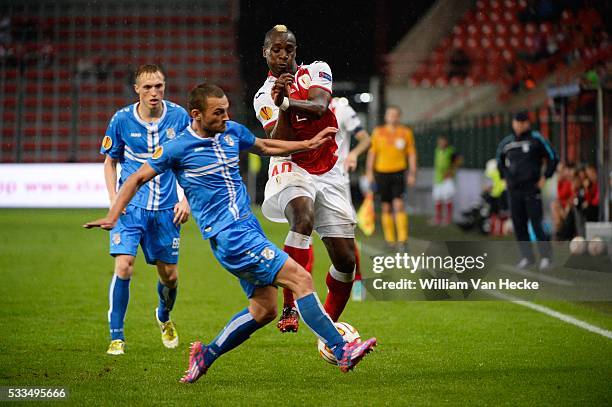 Paul-Jose Mpoku of Standard pictured during the UEFA Europa league match Group G day 1 between Standard de Liege and HNK Rijeka at the Maurice...