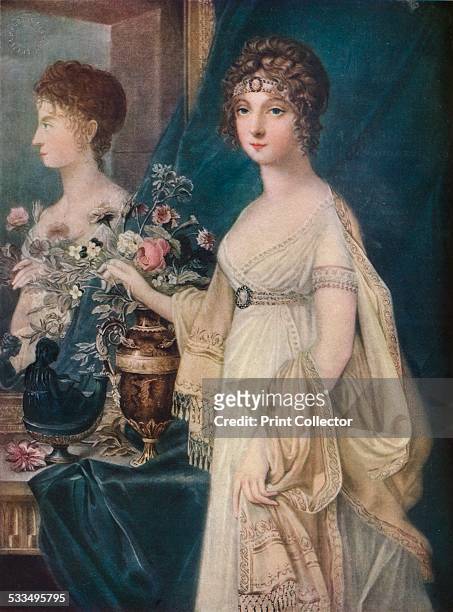 Elizabeth, Consort of Alexander I, 1917. Louise of Baden was, as Elizabeth Alexeievna, Empress of Russia during her marriage with Emperor Alexander...