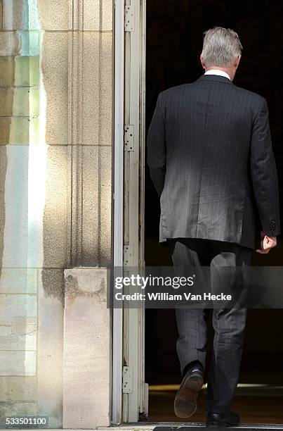 - Le Roi Philippe reçoit Jens Stoltenberg, nouveau Secrétaire-général de lOTAN, au Palais de Bruxelles - Koning Filip ontvangt de nieuwe...