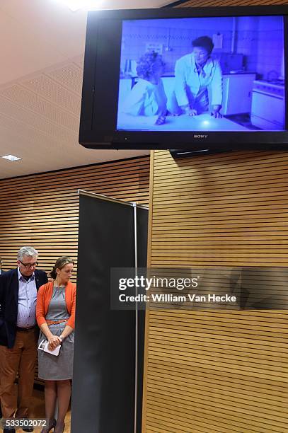 - Le Prince Laurent et la Princesse Claire assistent à la célébration du 30ème anniversaire de l'ouverture du Service universitaire de pédiatrie du...