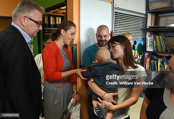 - Le Prince Laurent et la Princesse Claire assistent à la célébration du 30ème anniversaire de l'ouverture du Service universitaire de pédiatrie du...