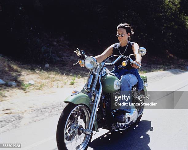 Musician k.d. Lang is photographed for Rolling Stone in 1994 in Los Angeles, California.