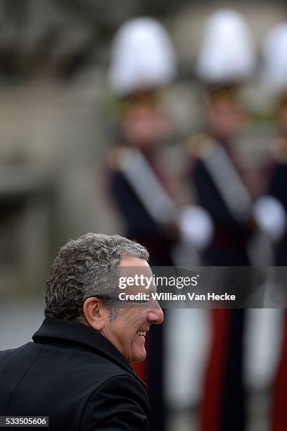 - Le Roi Philippe et la Reine Mathilde accueillent le Roi Felipe et la Reine Letitia d'Espagne au Palais de Bruxelles à l'occasion de leur visite...