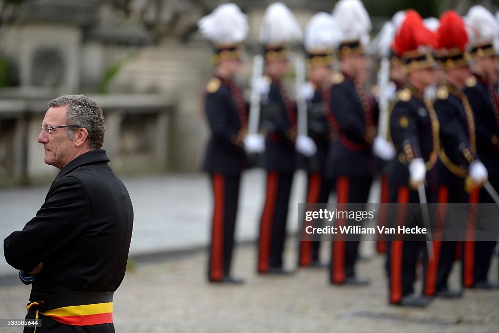 Arrival King Felipe of Spain and Queen Letizia at Royal Palace