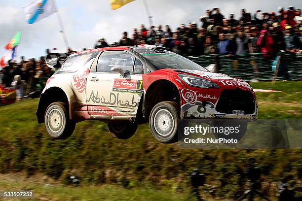 And PAUL NAGLE in CITROEN DS3 WRC of team ABU DHABI TOTAL WORLD RALLY TEAM in action during the SS17 Fafe of the WRC Vodafone Rally Portugal 2016 in...