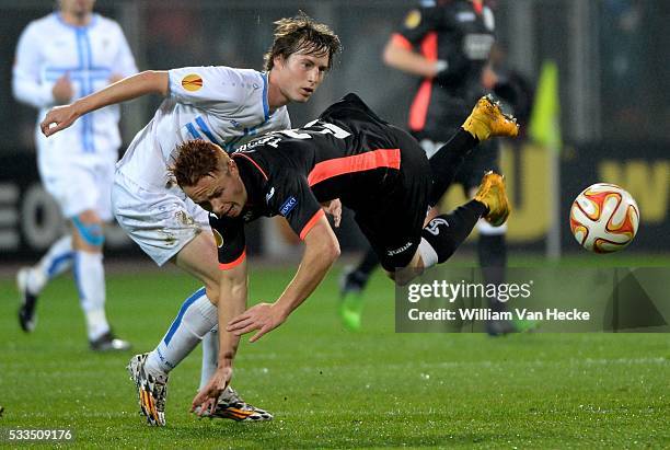 Adrien Trebel of Standard pictured during the UEFA Europa league match Group G day 5 between HNK Rijeka and Standard de Liege , on 27 November 2014...