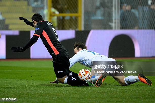 Vinicius Araujo of Standard pictured during the UEFA Europa league match Group G day 5 between HNK Rijeka and Standard de Liege , on 27 November 2014...