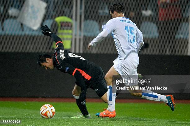 Vinicius Araujo of Standard pictured during the UEFA Europa league match Group G day 5 between HNK Rijeka and Standard de Liege , on 27 November 2014...