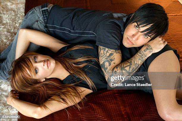 Ashlee Simpson and Pete Wentz