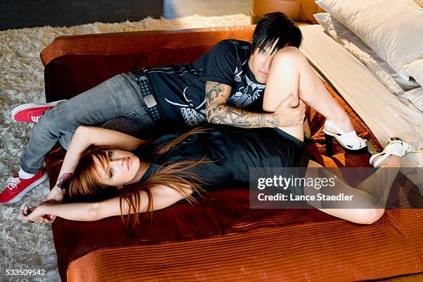 Ashlee Simpson and Pete Wentz