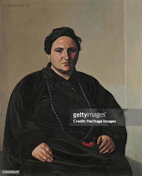 Gertrude Stein, 1907. Artist: Vallotton, Felix Edouard . Found in the collection of Baltimore Museum of Art.