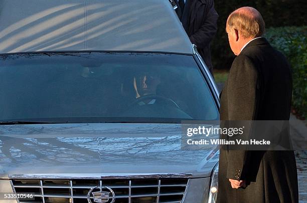 - Décès de la Reine Fabiola de Belgique: transfert de la dépouille du Stuyvenberg à la chapelle du Château de Laeken - Overlijden van Koningin...