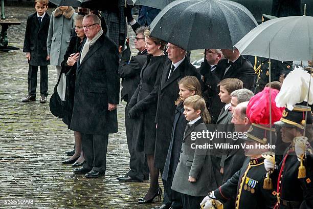 - Décès de la Reine Fabiola de Belgique: cérémonie de funérailles nationales à la Cathédrale des Saints Michel et Gudule - Overlijden van Koningin...