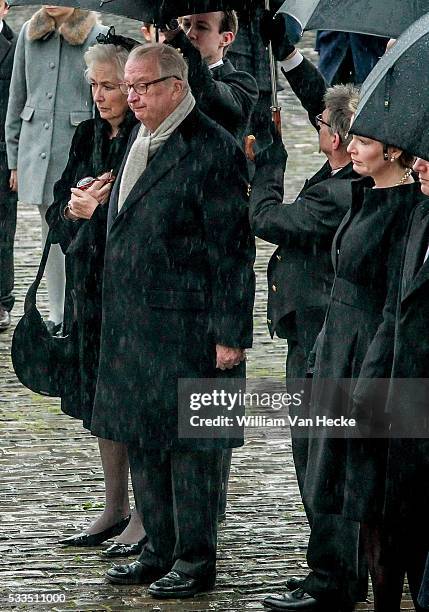 - Décès de la Reine Fabiola de Belgique: cérémonie de funérailles nationales à la Cathédrale des Saints Michel et Gudule - Overlijden van Koningin...